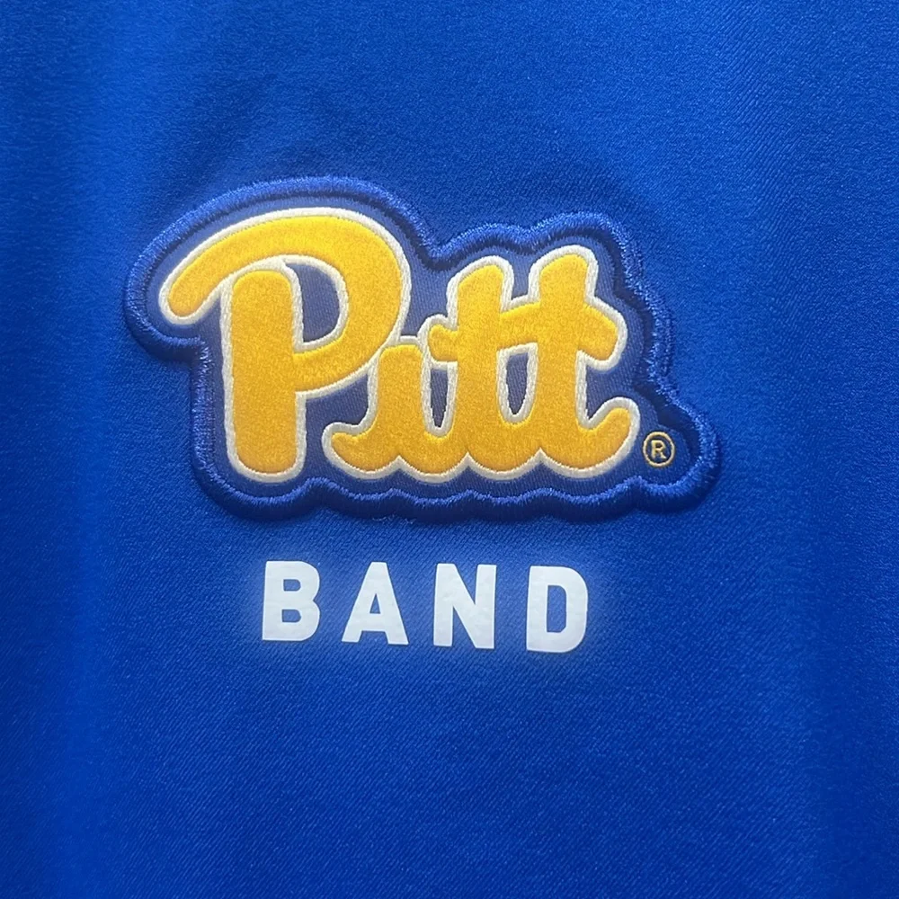 Nike University of Pittsburgh  Pitt Band  Zip-Up Hoodie. Mens medium.